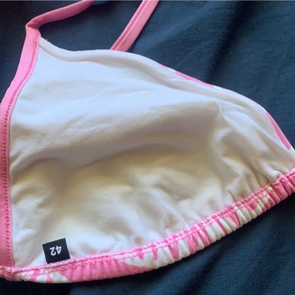 Balmain logo stripped bikini, Size 42/ L - Picture 3 of 5